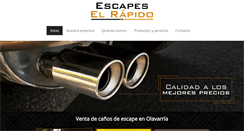 Desktop Screenshot of escapeselrapido.com