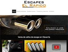 Tablet Screenshot of escapeselrapido.com